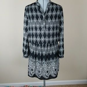 Caslon semi sheer dress.